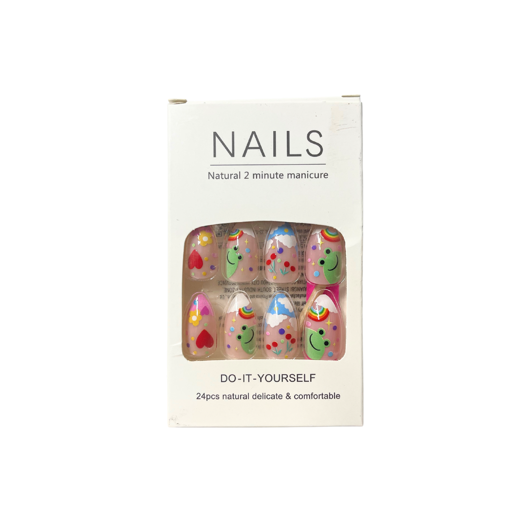 Press On Nails 2 minutes Nail Art Almond (04 Styles)