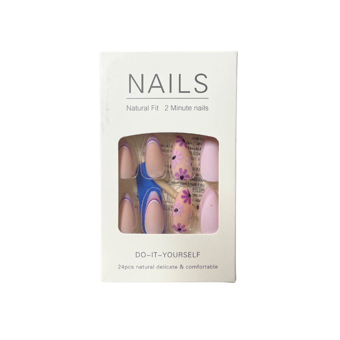 Press On Nails 2 minutes Nail Art Almond (04 Styles)