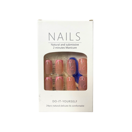 Press On Nails 2 minutes Nail Art Square (03 Styles)