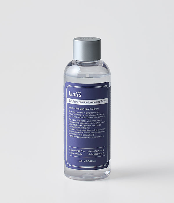 DEAR, KAIRS Supple Preparation Unscented Toner 180ml