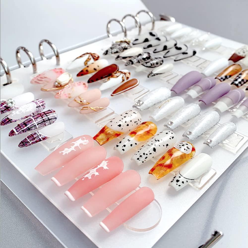 Nail Art Display Tools Storage Book (4 Inside Pages)