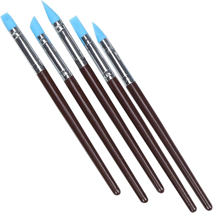 JNBS Nail Brush Set Silicone Pen Tool (5pcs)