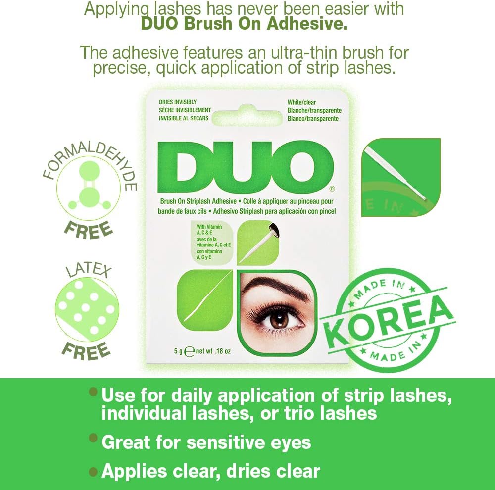 DUO Brush-On Strip Lash Adhesive Clear 0.18oz