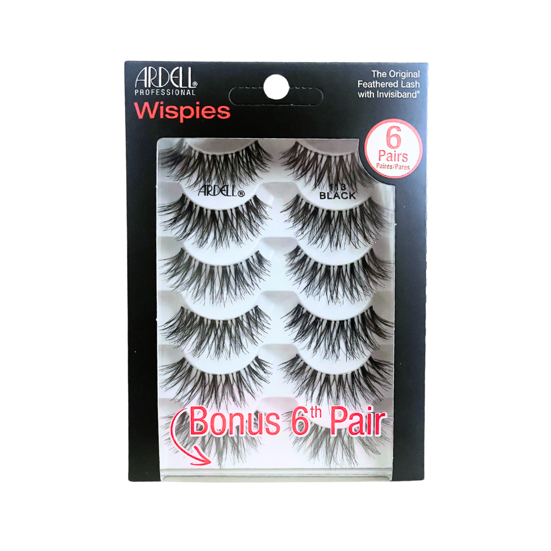 Ardell Wispies Lashes 6 Pairs Black 113