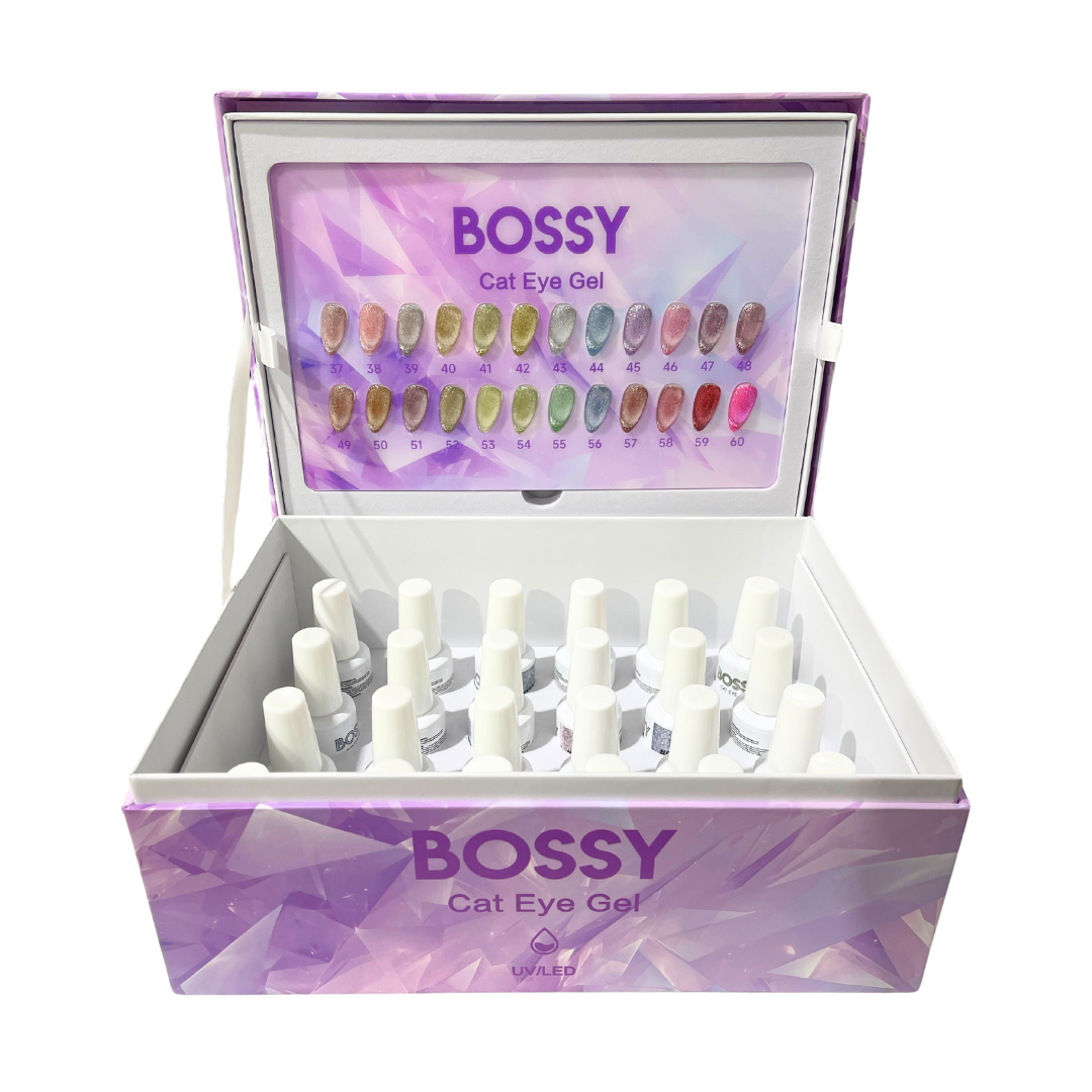 Bossy Gel Polish Supreme Cat Eye Set (24pcs)