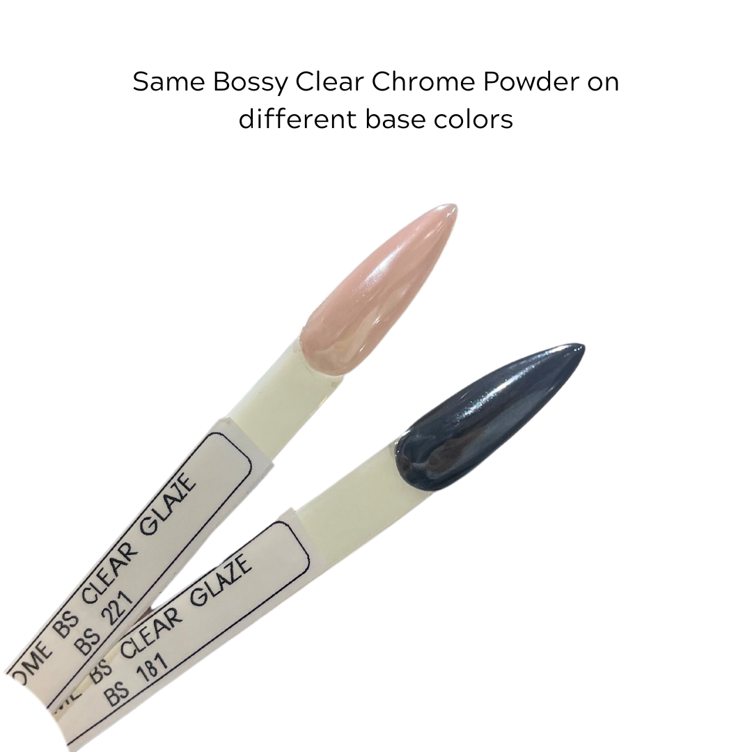 Bossy Nail Chrome Clear Glaze (Clear Chrome)