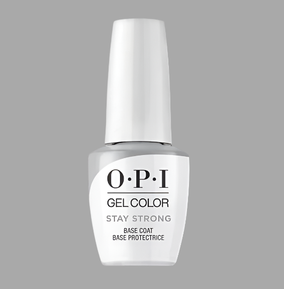 OPI Gel Color BUNDLE Stay Strong Base Coat and Super Gloss Top Coat (GC 002 & GC 003)