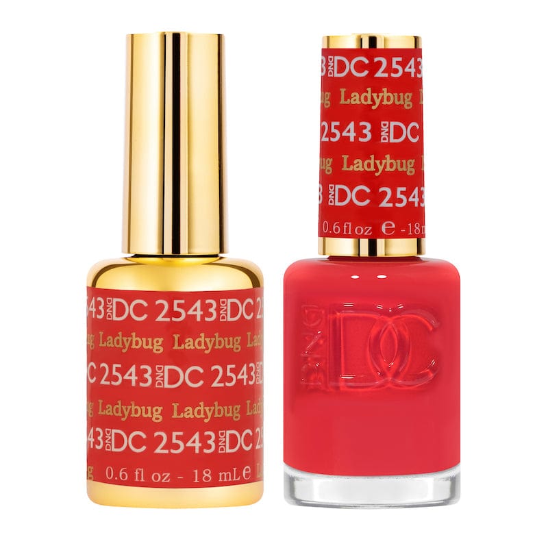 DND DC Duo Gel Matching Color 2543 Ladybug