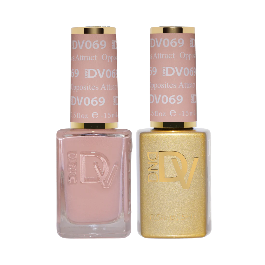 DND DIVA Duo Gel Matching Color 069 Opposites Attract