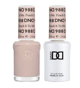 DND Duo Gel Matching Color 988 Peach It To Me