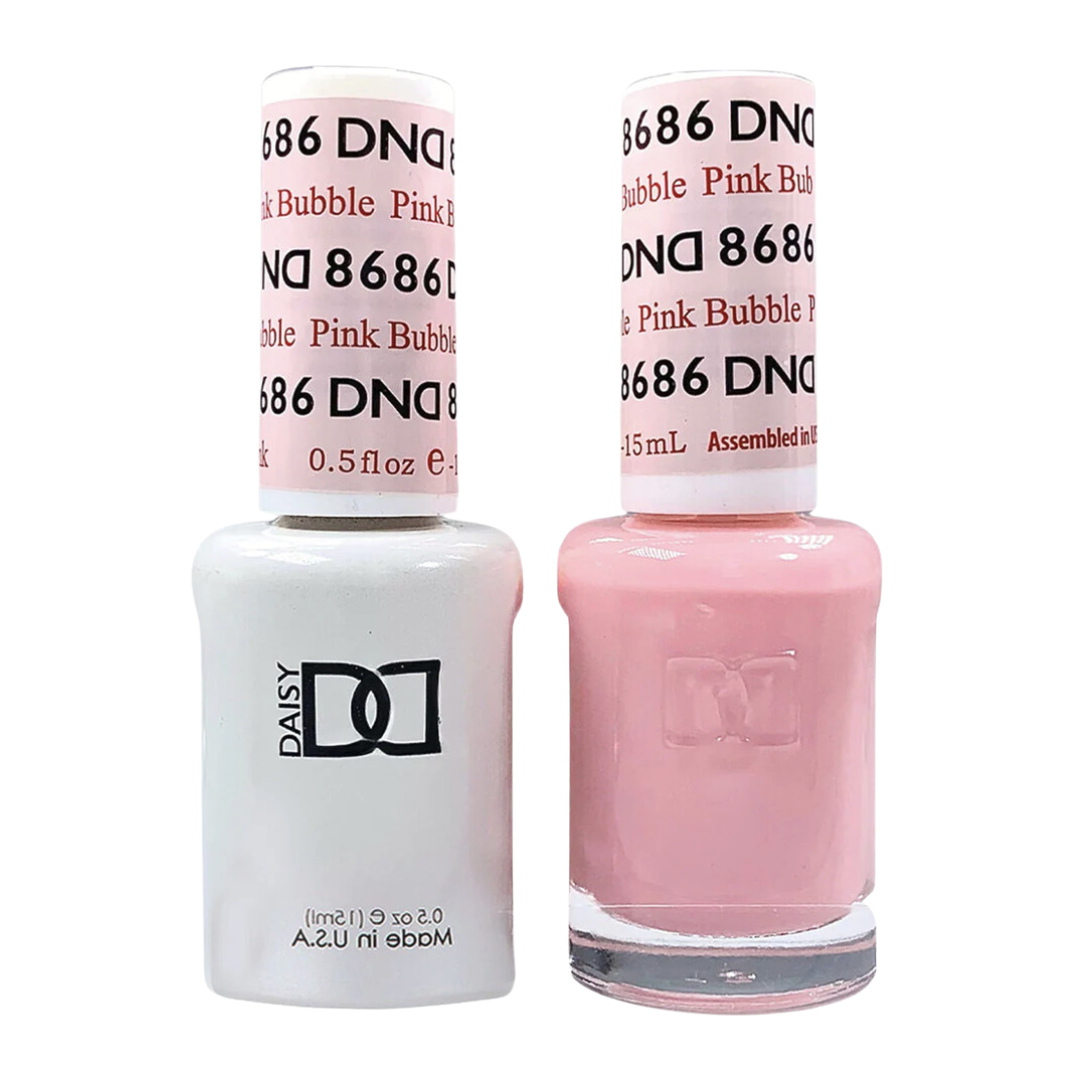 DND Duo Gel Matching Color 8686 Pink Buble