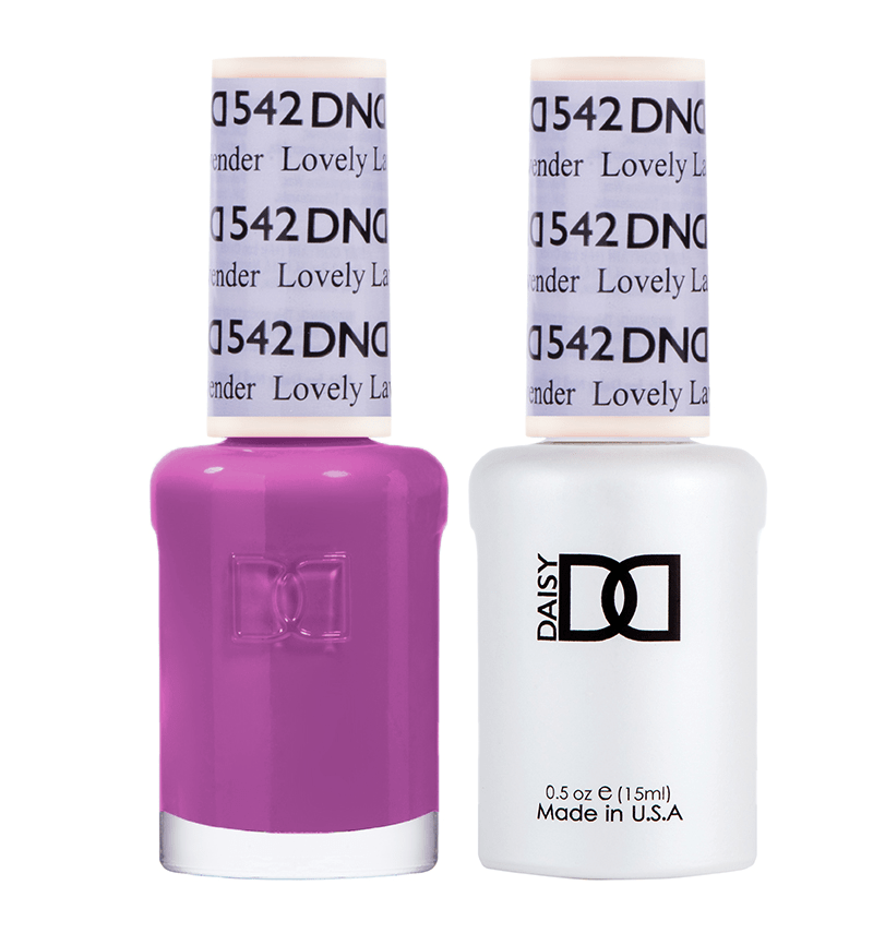 DND Duo Gel Matching Color 542 Lovely Lavender
