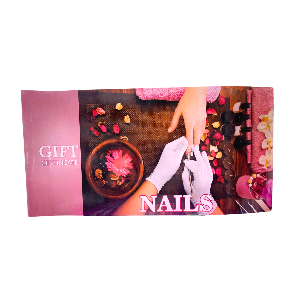 Gift Certificate for Nails (Pack of 50pcs)