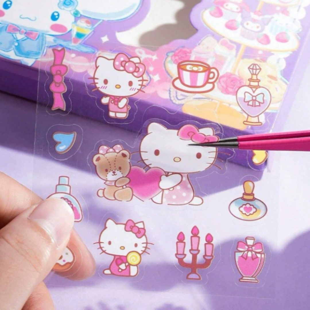 JNBS Hello Kitty & Friends 100 Pages Sticker Decoration Set