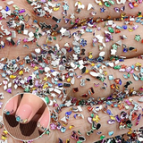 JNBS Nail Charm Acrylic Decoration Mix 1000pcs/bag