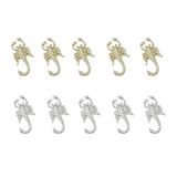 JNBS Nail Charm Gold & Silver Scorpion Metal (10pcs/bag)