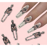 JNBS Nail Charm Skull Skeleton (10pcs/bag)