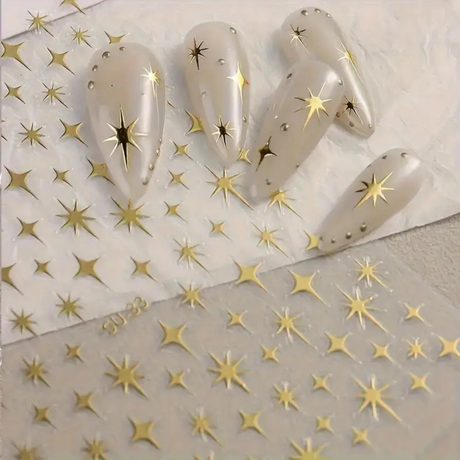 JNBS Nail Sticker Golden Starburst