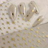 JNBS Nail Sticker Golden Starburst 7959