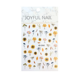 Joyful Nail Sticker Flowers