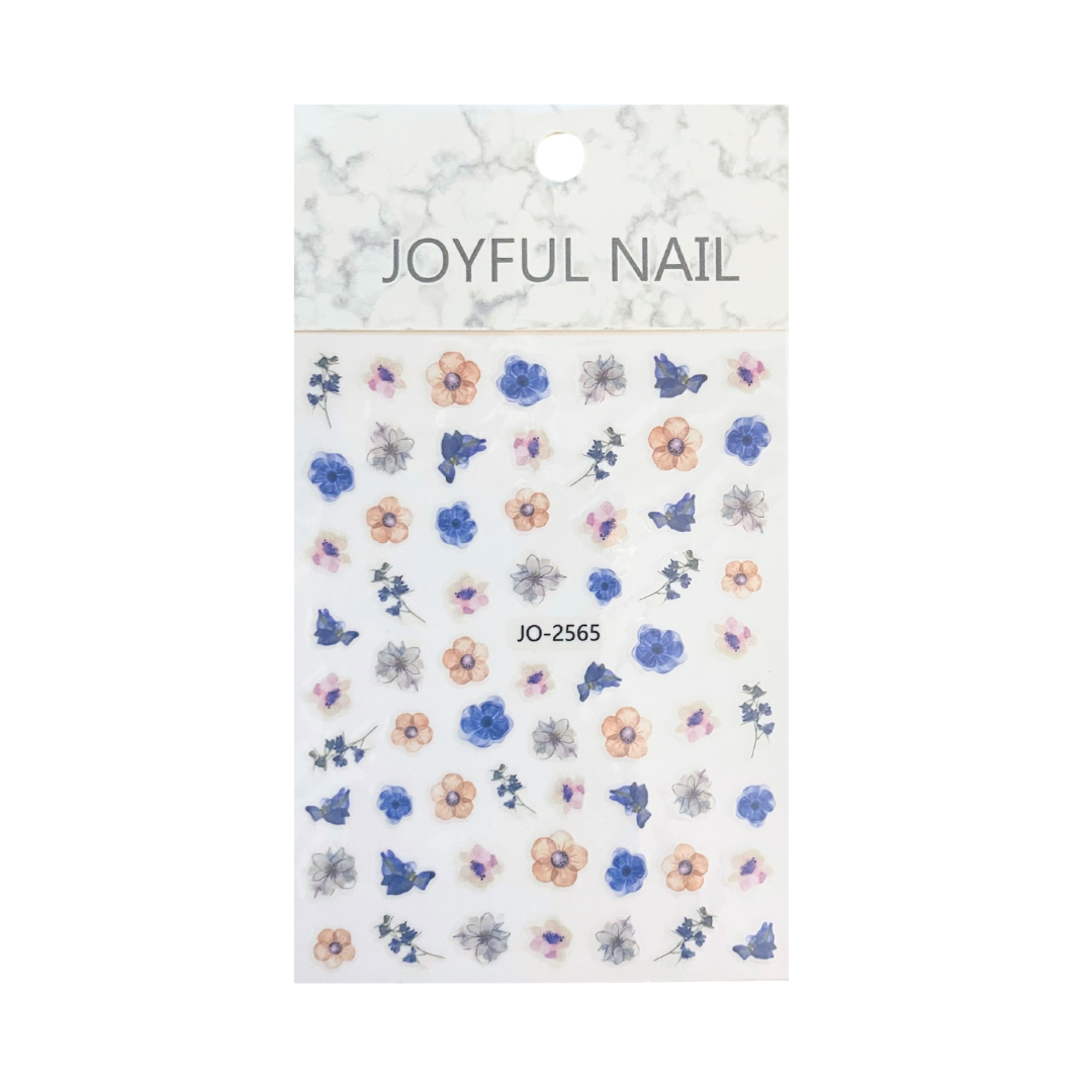 Joyful Nail Sticker Flowers