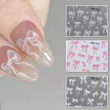 MOSR Nail Art Sticker Chic Bow