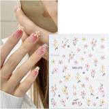 MOSR Nail Art Sticker Flowers