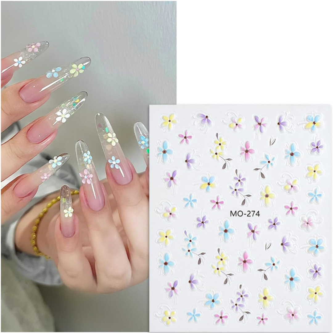 MOSR Nail Art Sticker Flowers