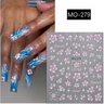 MOSR Nail Art Sticker Flowers