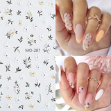 MOSR Nail Art Sticker Flowers