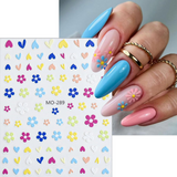 MOSR Nail Art Sticker Flowers