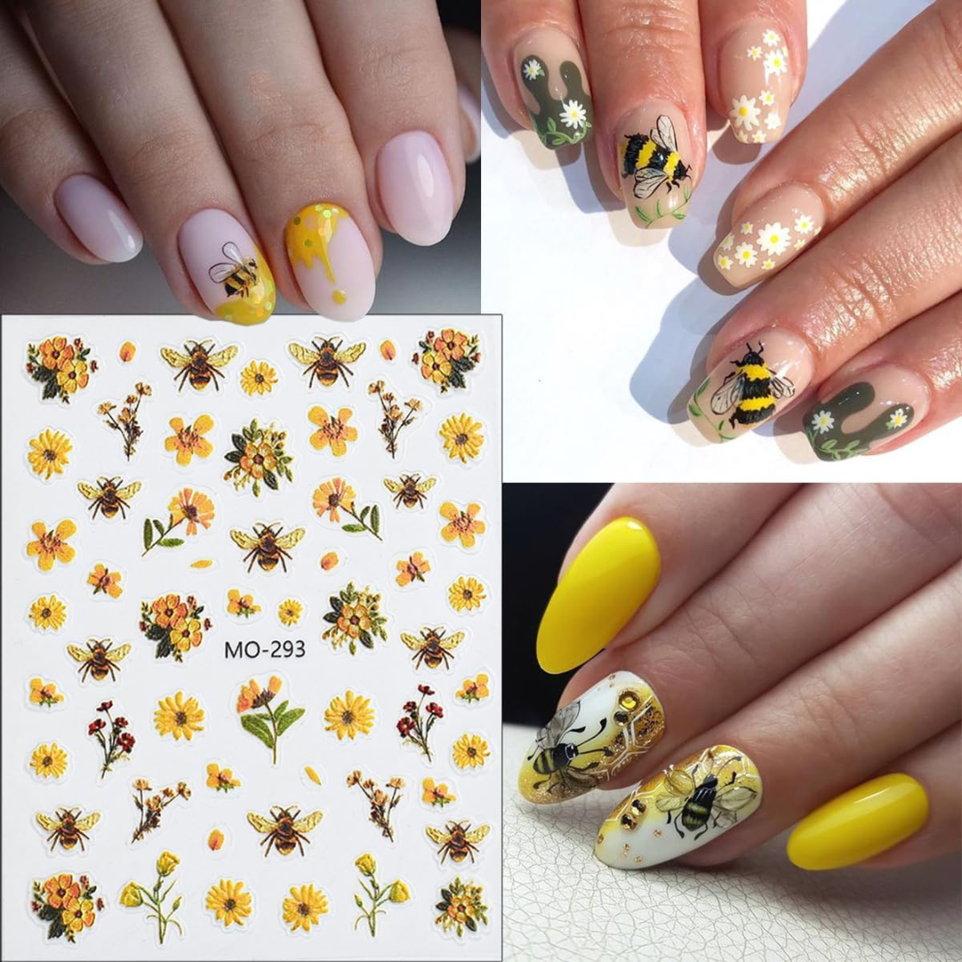 MOSR Nail Art Sticker Flowers