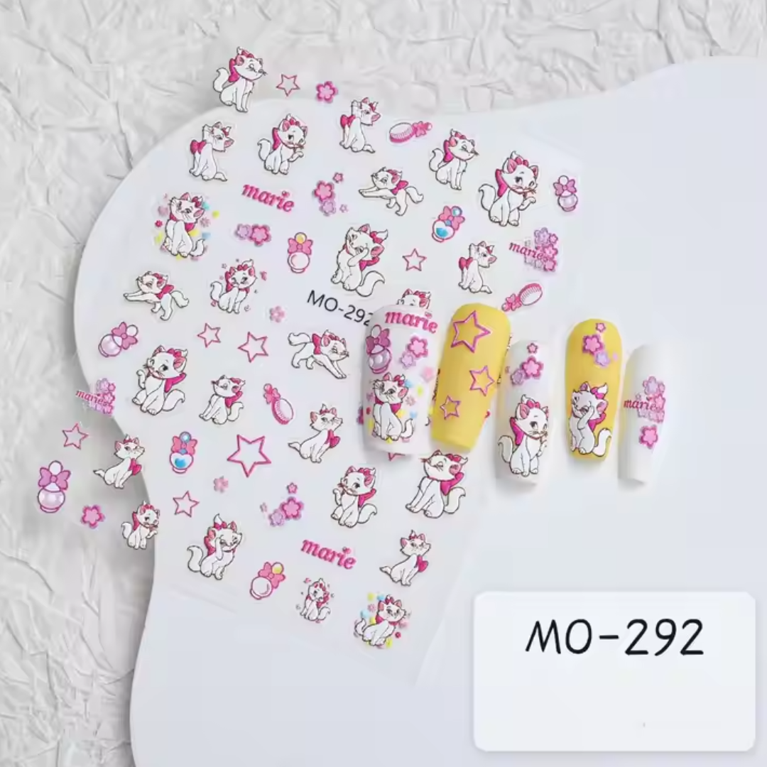 MOSR Nail Art Sticker Marie Cat