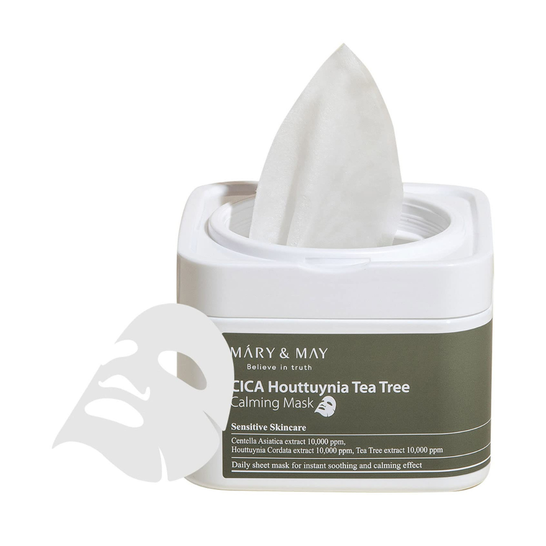 Mary&May CICA Houttuynia Tea Tree Calming Mask (30pcs)