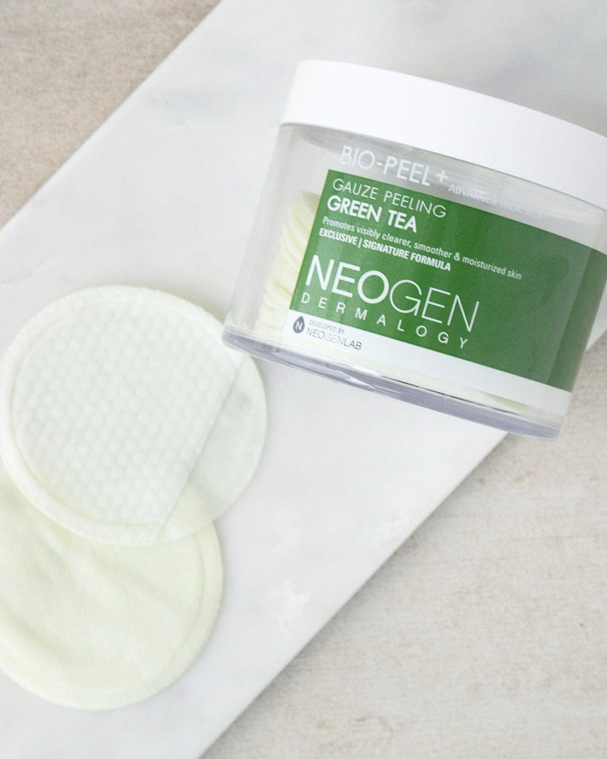 Neogen Bio-Peel Gauze Peeling Pads - Green Tea 6.76 oz / 200ml (30 Pads)