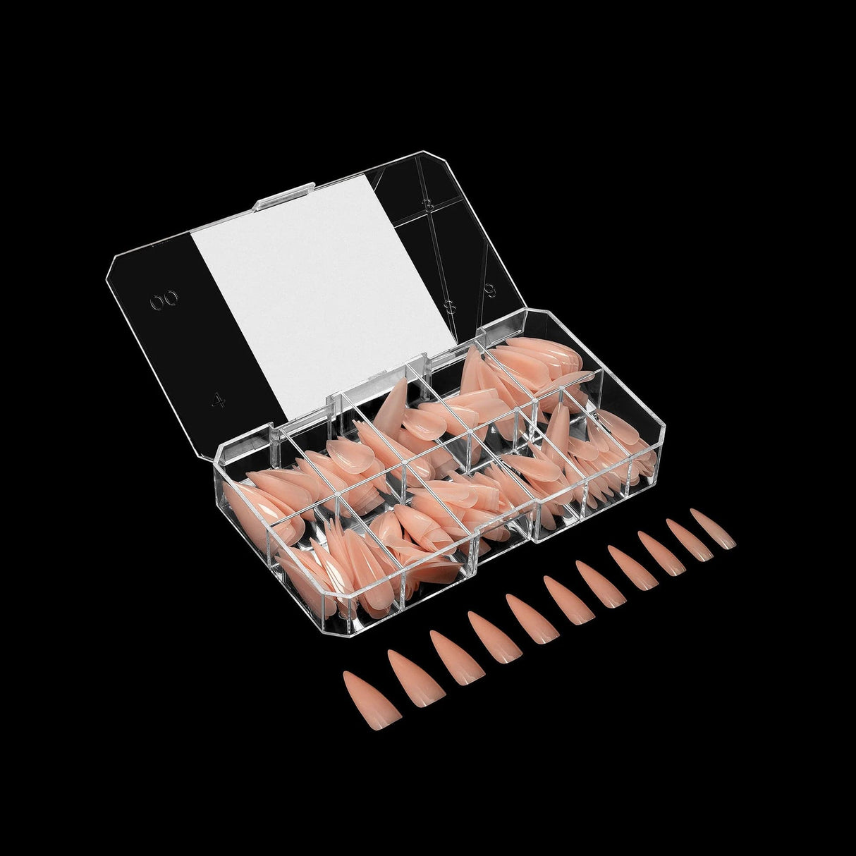 Apres Gel X™ NEUTRALS Box of 150pcs Emma Natural Stiletto Tips