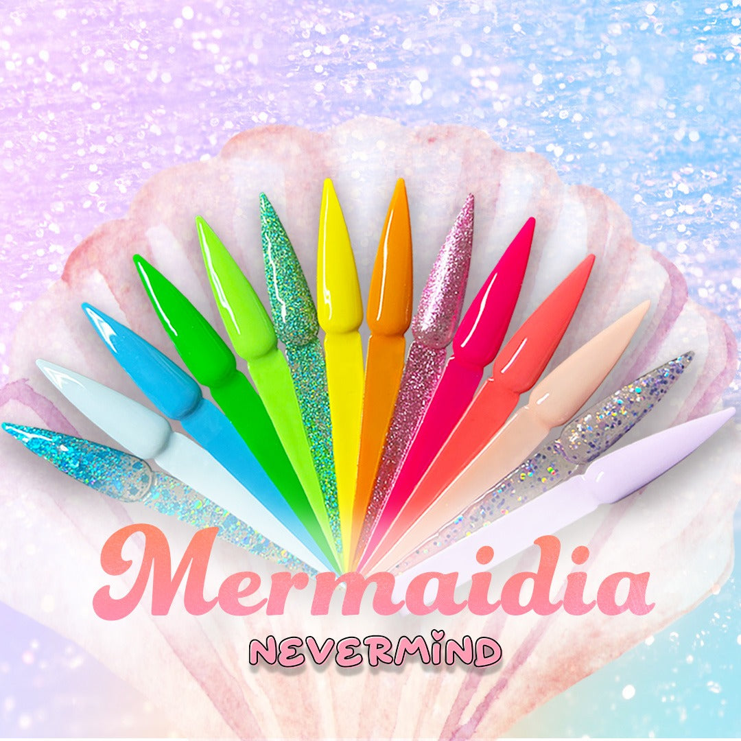 Nevermind Gel Polish Summer Collection 2024 - Mermaidia Collection