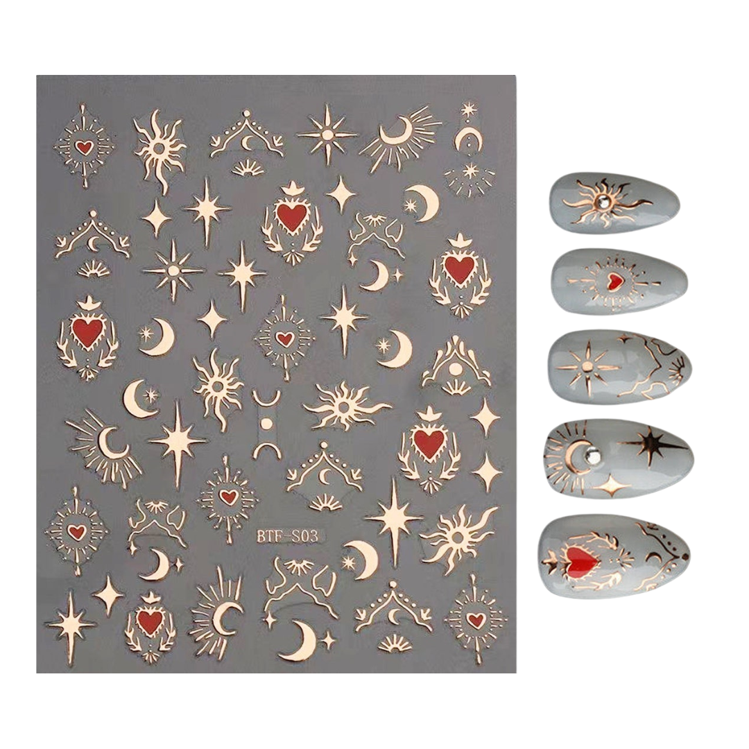 JNBS Nail Sticker Moon Star