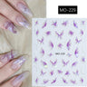 MOSR Nail Art Sticker Butterfly 3D (Choose your style)