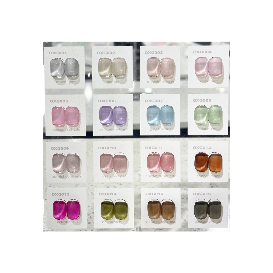 Oula Gel Polish Cat Eye Set - Velvet Moon Collection (16 Colors)