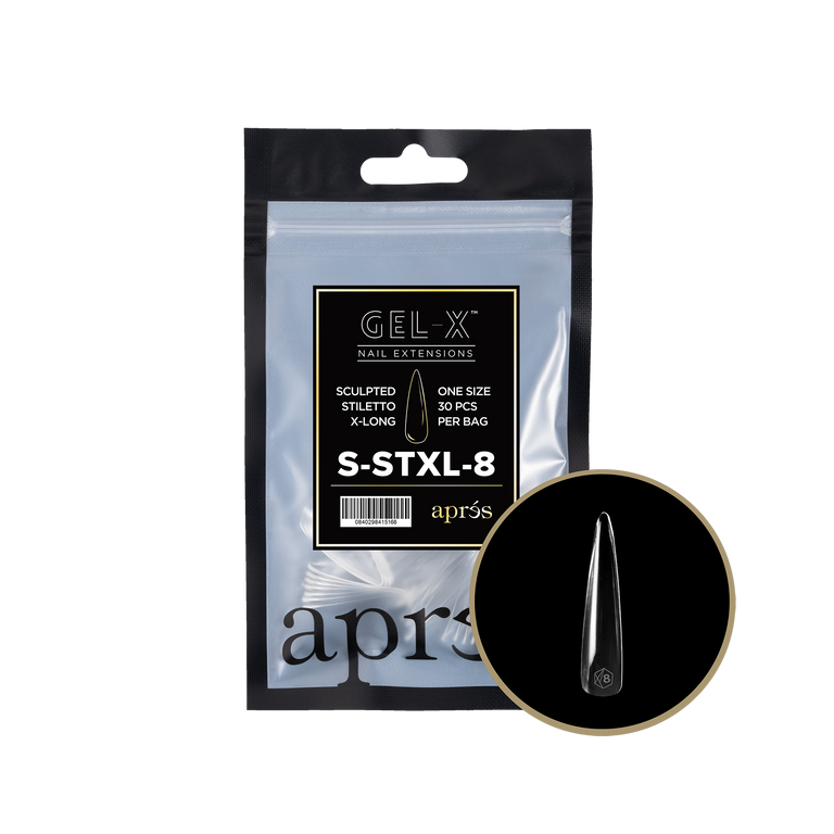 Apres Refill Bags (25pcs) Sculpted Stiletto Extra Long Tips