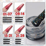 Makartt Holographic Glitter C0801 Top Coat (10ml)