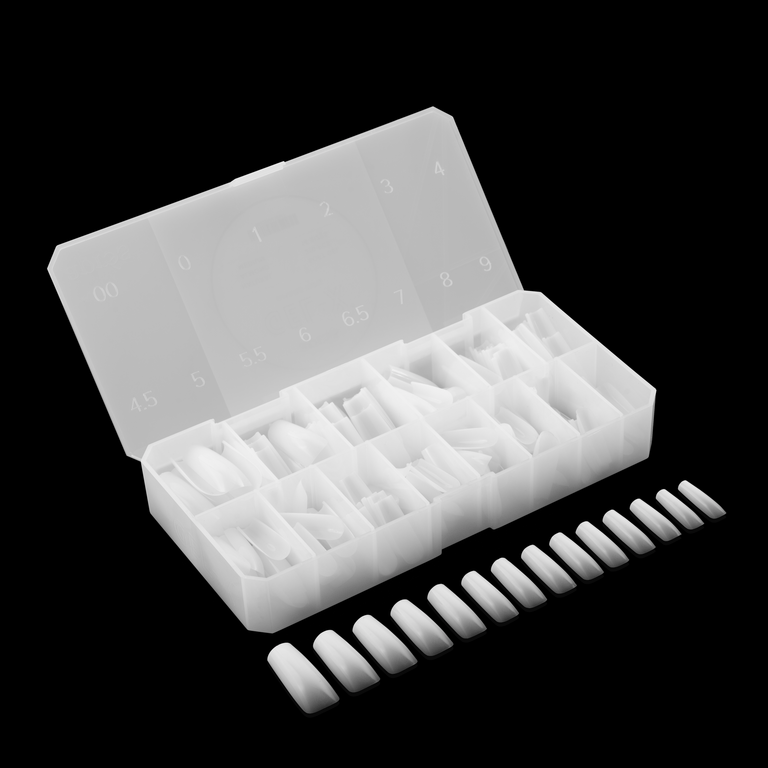 Apres Gel X™ Ombre Box of 210pcs Sculpted Square Long Tips