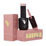 V Beauty Pure Rubber Base Nude Pink (0.5 oz)