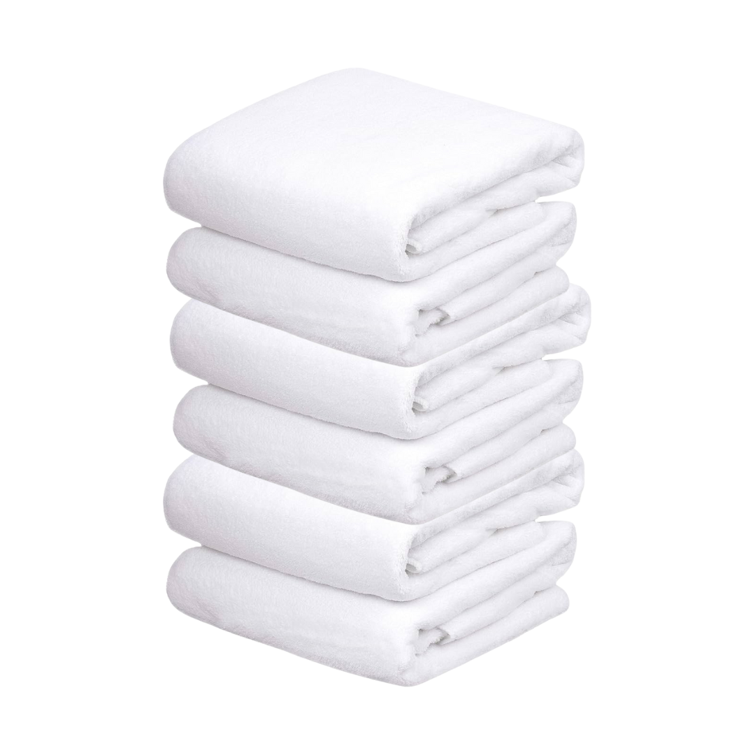 Body Spa Towels WHITE 30" x 60"