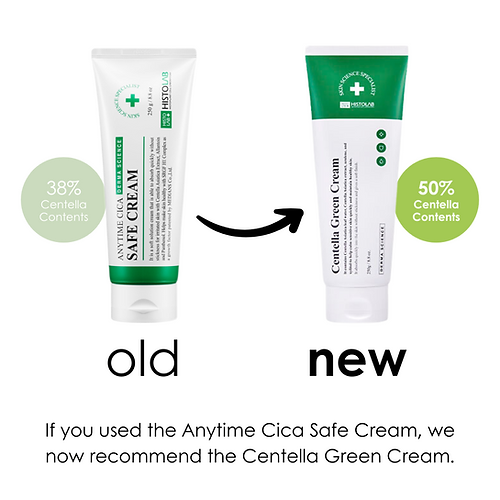 Histolab Centella Green Cream (Previously Anytime Cica Safe Cream) 50g