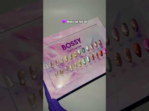 Bossy Gel Polish Supreme Cat Eye Set (24pcs)