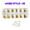 JNBS 3D Naill Charm Mixed Box of 12 (8 Styles)