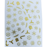 JNBS Nail Sticker Gold Christmas