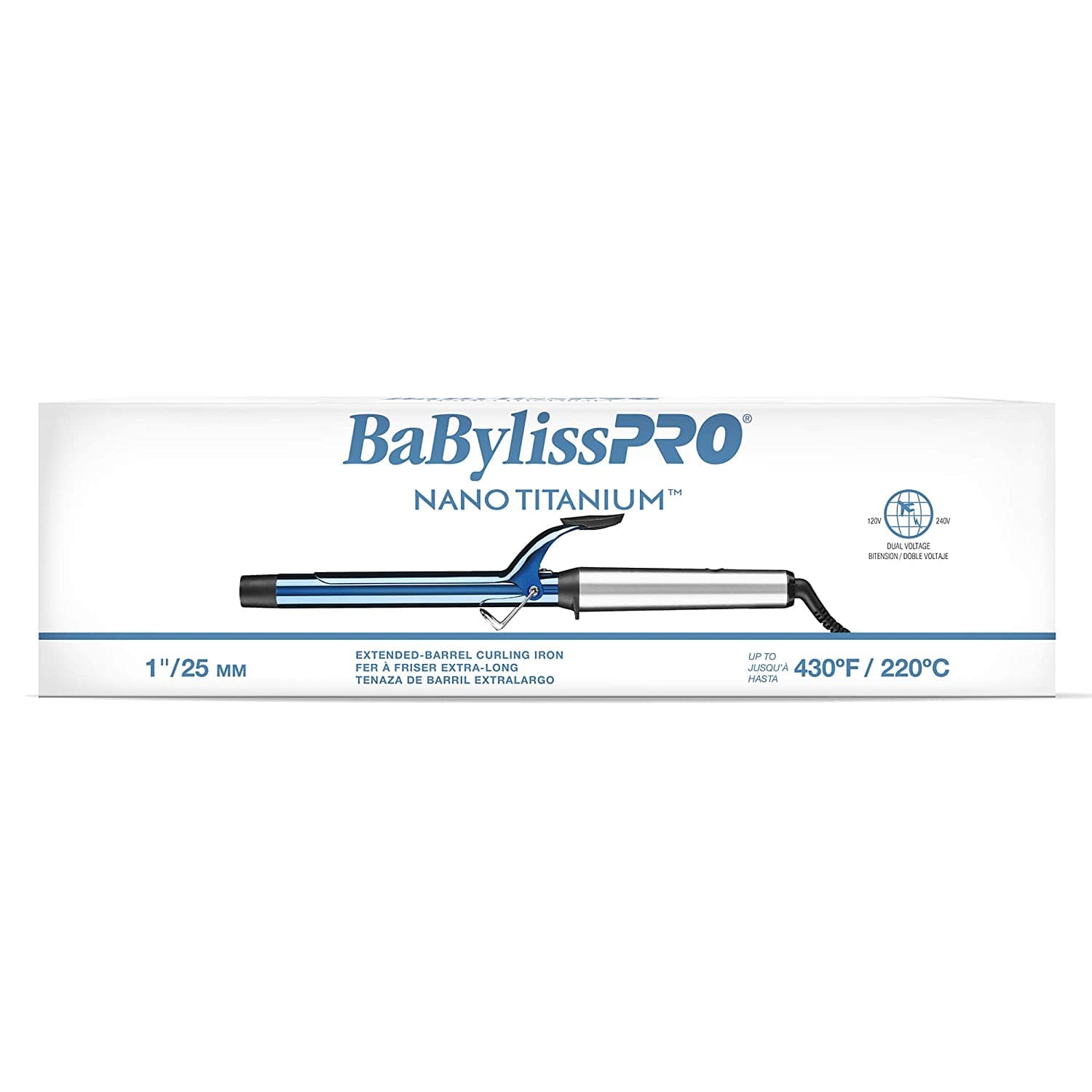 Nano titanium babyliss hotsell pro curling iron